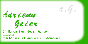 adrienn geier business card